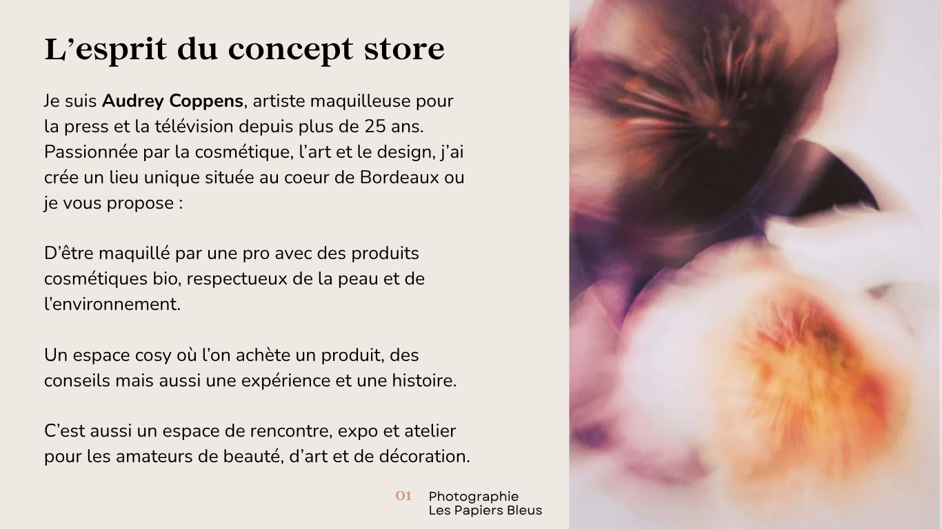 Concept store art et bien-être